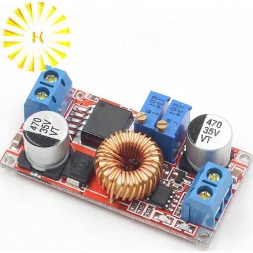 Lithium Battery Charger Module 5V-32V to 0.8V-30V 5A LED Driver Step Down Buck Converter Board Current Voltage Connector