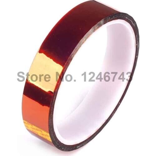 1PCS 20mm x 33m High Temperature Resistant Tape Heat Dedicated Tape Heat Tape for 3D Printer Rapid Printer Maker