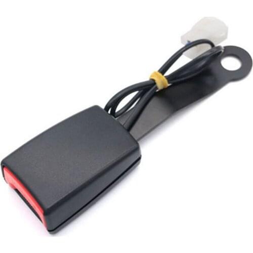 Universal Car Safaty Belt Stopper Auto Seatbelt Extenders With Warning Cable Auto Seats Belts Plug Interior Accessories Parts