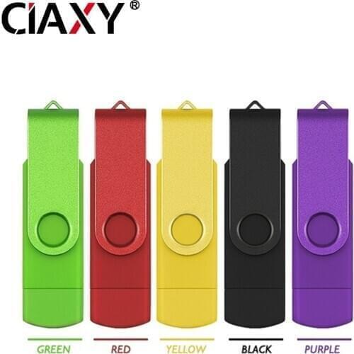 2 IN 1 OTG Phone Pendrive 64GB 32GB Cle Usb Flash Drive 128GB Pen Drive 16GB 8GB 4GB Memoria Usb Stick 2.0 Key Gift Custom LOGO