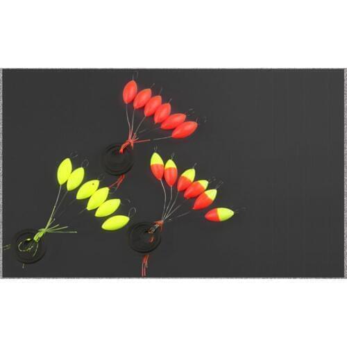 30pcs/lot Seven-star Float Large /Medium/ Small Size Olive Fishing Float Fishing Tackle Accesories Pesca Mini Buoys 6 in 1 B209