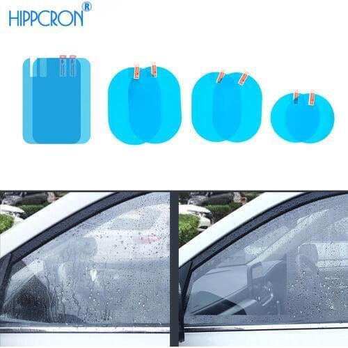 Car Rearview Mirror Protective Anti Fog Car Mirror Window Clear Film Film Waterproof Car Sticker 2 Pcs/Set