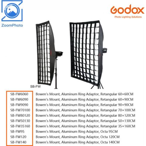 Godox SB-FW140 SB-FW120 SB-FW95 SB-FW35160 SB-FW50130 SB-FW80120 SB-FW70100 SB-FW9090 SB-FW6090 SB-FW6060 Grid Softbox