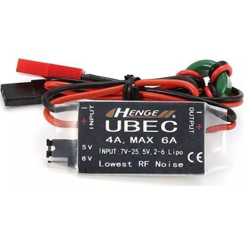 HENGE 4A UBEC Output 5V 6V / 4A Continuous Input 2-6S LipoNiMh Battery Switch Mode BEC for RCDrone Quad copter Car Accessory
