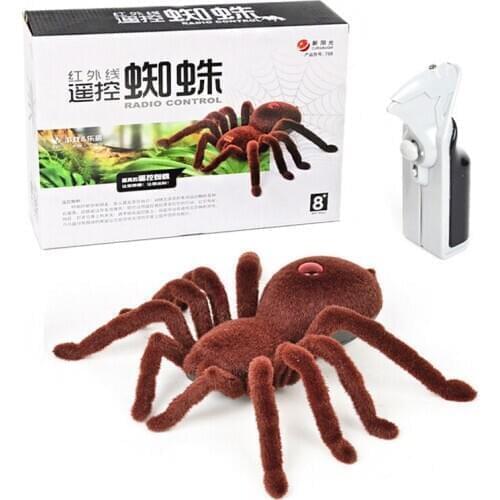 RC animal toy car infrared remote control spider Simulation model Electric crawl insect plaything Tricky Spoof gift for child