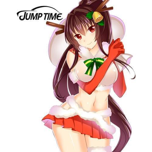 JumpTime 13cm x 8cm 3D Kawii Anime Girl Kantai Collection Yamato Waterproof Car DecalsWindow Bumper Accessories Car Sticker