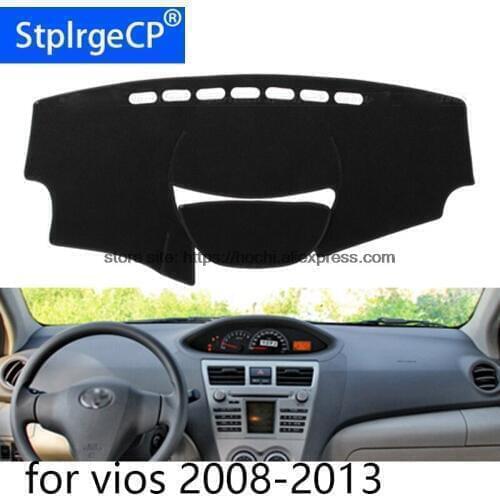 Dashboard mat Protective pad Shade Cushion Photophobism Pad car styling accessories for toyota vios 2008 to 2016