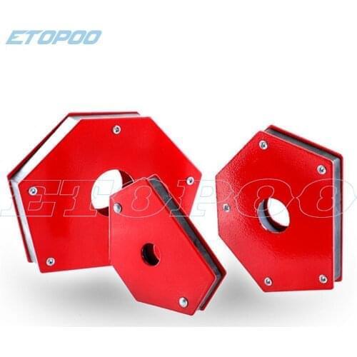 25/50/75LBS Multi Angle Magnetic Welding Locator Heavy-duty magnetic polygon welding processing fixed welding tool
