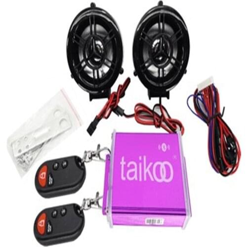 Motorcycle Stereo System Bluetooth Mp3 Alarm Alarm