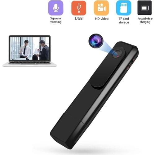 2021 New Mini Camera Wearable Full HD 1080P Camera Video Audio Recorder Mini DV Camcorder With Single Voice Recording