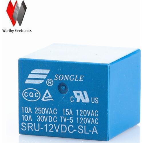 Wholesale 10pcs/lot relay SRU-12VDC-SL-A