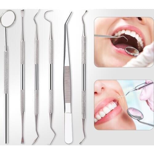 1 PC Eyebrow Tweezer Magnifying Checking Eyelash Extension Grafting Mirror Stainless Steel Handle Mouth Oral Teeth Care Tool