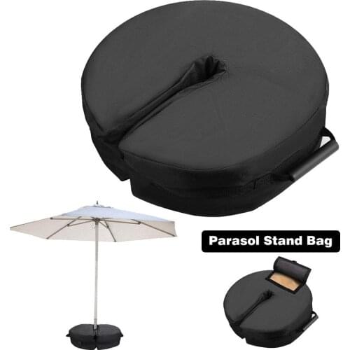 Parasol Weight Bag Portable Windproof Square Umbrella Stand Heavy Duty Sand Bags Outdoor Patio Umbrella Base For Home Canopy