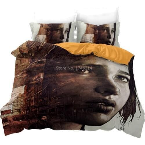 The Last of Us Game Printed Duvet Cover Comforter Cover Set Twin Full Queen King Size Bedding Set Soft Home Textile Bedclothes