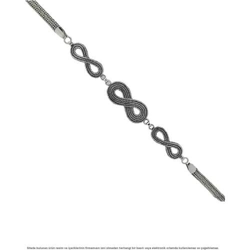 Silver Infinity Ladies Bracelet