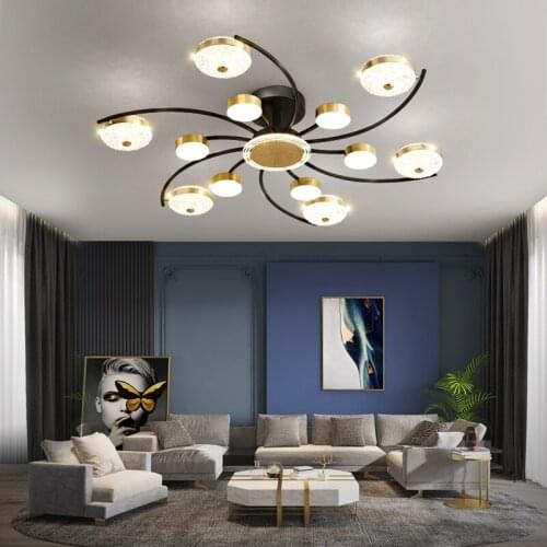 New Modern LED Chandelier Lights For Bedroom Living Room Study Indoor Lighting Fixtures Atmosphere Home Decoration Lamps