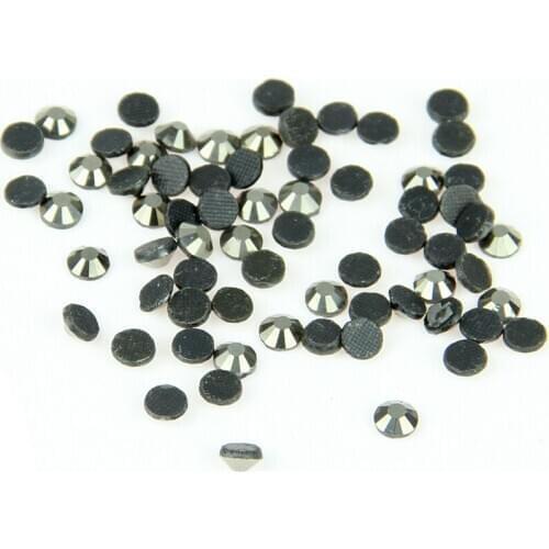 Jet Hematite SS16 3.8-4.0 mm Good Quality Crystal DMC Flatback Hot Fix Rhinestone 200Gross Glass Strass Hotfix Rhinestones
