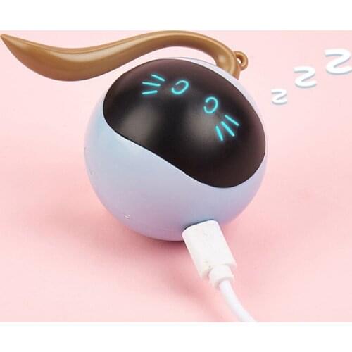 Pet Cat Ball Toy LED Smart Interactive Fitness Toy Kitten Electronic Self Rotating Ball Cat Supplies Pet Products