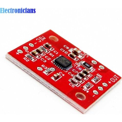 Replace MAX9812 K472 Low Noise Gain Adjustable DC 2.3-5.5V Electret Microphone Amplifier Board Acoustic Effect pre-amp Amplifier