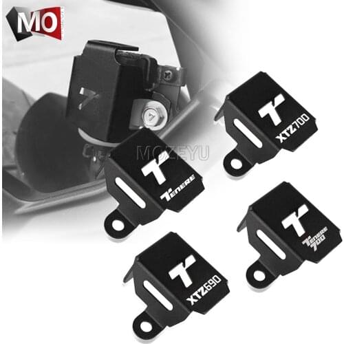 For Yamaha Tenere 700 Tenere700 T7 XTZ 700 Z690 Tenere Motorcycle Rear Brake Fluid Pump Cylinder Guard Reservoir Cover Protector