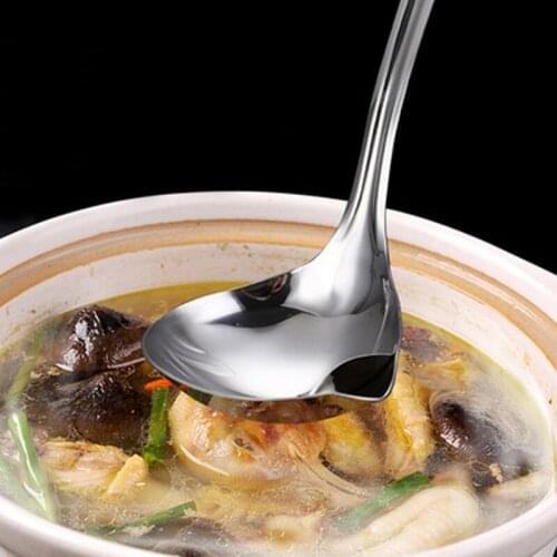 04 stainless steel oil separator household oil removing spoon soup residue soup separation spoon kitchen oil filter spoon direct