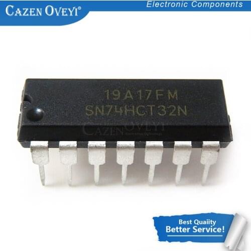 10pcs/lot 74HCT32N SN74HCT32N 74HCT32 DIP14 Logic chip Integrated IC New original In Stock