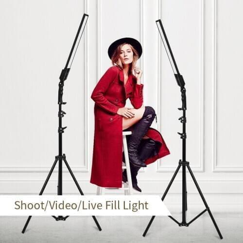 40cm Photography Lighting Stick 192 LED Dimmable Bi-Color 3200K-5500K Photo Studio LED Video Handheld Light Wand For Youtube VK