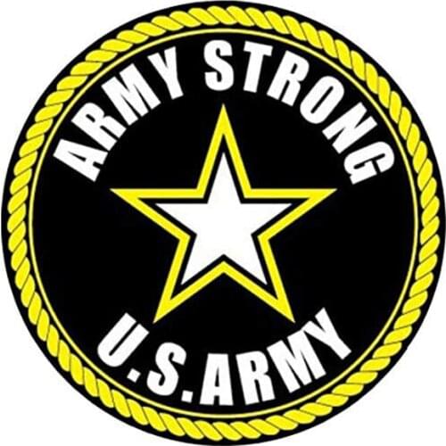 Car stickers US Army off road vehicle motorcycle label waterproof shelter scratch interesting personality PVC 20cm-20cm