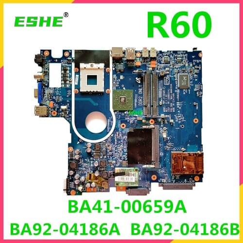 BA41-00659A For Samsung R60 NP-R60 Laptop Motherboard BA92-04186A BA92-04186B DDR2 100% Fully Tested&High quality