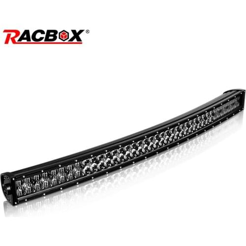 RACBOX 20000LM 42 inch 5D Cuved LED Light Bar Black Lenses Super Chips DT Connector Combo Beam For ATV Offroad UAZ SUV 4x4 4WD