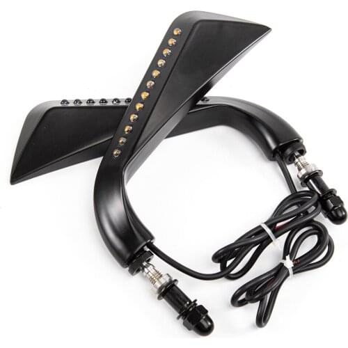 1 Pair Black Motorcycle Side Mirrors For Harley Dyna Electra Glide Iron 883 Road Glide Sportster 883 1200 Softail