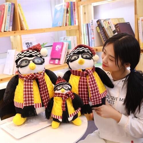 Friends Drama Joeys Friend Penguin Stuffed Toys Huggsy Plush Toy Clothes Can Undress Lovely Animals doll For Children Gifts