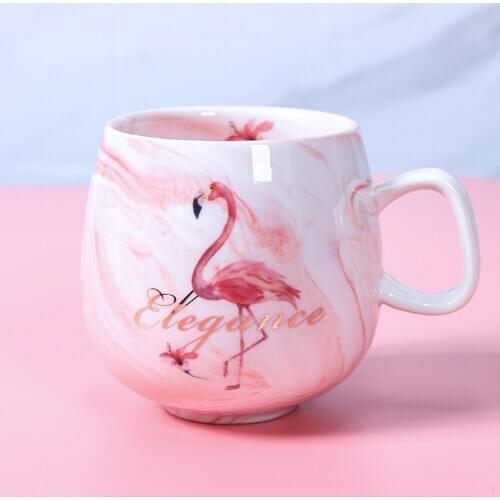 11 Ounce Flamingo Mug Ceramic Coffee Tea Cup Animal Coffee Mug Cute Animal Cup Gift for Friend Colleague Dad Mom