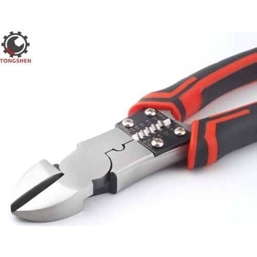 Diagonal Cutting Pliers Multi Pliers Set Industrial Side Cutting Plier with Wire Stripper Crimper Cutter Function Mtiltool Plier