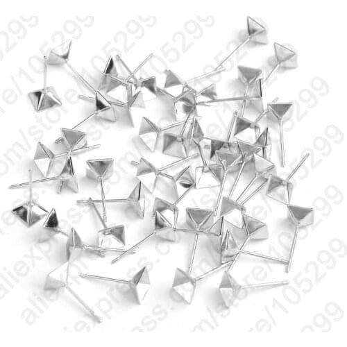 Top Sale DIY Earring Pins /Needles 925 Sterling Silver Ear Pin Pairs Stud Earrings Jewelry Findings Fast Shipping