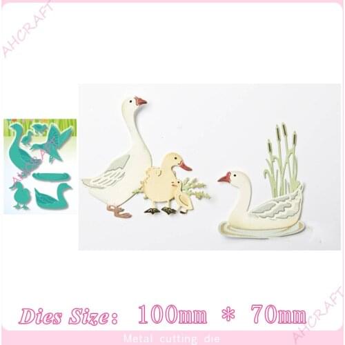Little duck and big goose Metal Cutting Dies for diy Scrapbooking Photo Album Decorative Embossing PaperCard Crafts Die2020