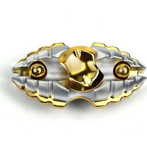 Metal Alloy Chrysalis Shape Hand Finger Spinner Spinning Top Novelty Gryo Toys