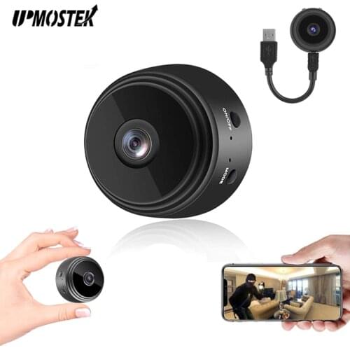 UPMOSTEK Mini Camera HD 1080P Night Vision Security Surveillance Camcorder Cameras with Wifi Cam Action Detection Video Recorder