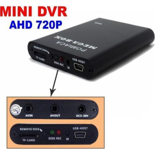 MEGA-BOX 1CH MINI DVR X-box DVR HD AHD recorder for realtime camera CVBS camera CCTV DVR recorder Micro-Miniature Video Recorder