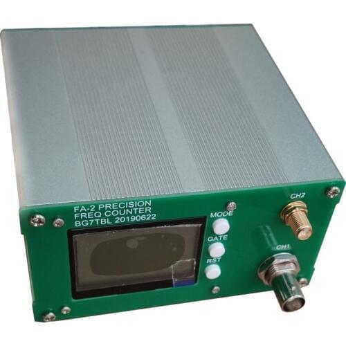 FA-2 1Hz-6GHz Frequency Counter Kit Frequency Meter Statistical Function 11 bits/sec + Power Adapter