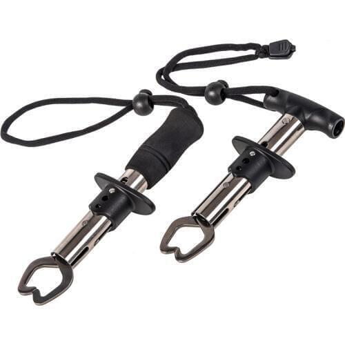 Stainless Steel Fish Gripper Fish Grabber Grip Holder Tackle Fishing Accessories