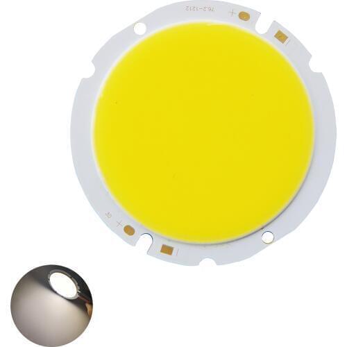 New 1pcs 5pcs 10pcs round COB chip DIY Light Source 100lm/w 76mm 64mm COB led 4200k Nature White chip on board for downlight