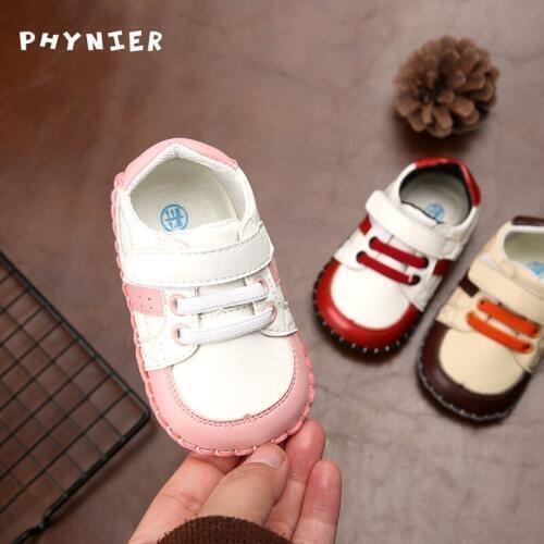 Finil men and women baby toddler shoes 0-1 years old baby soft bottom step shoes spring handmade anti-fall single shoes