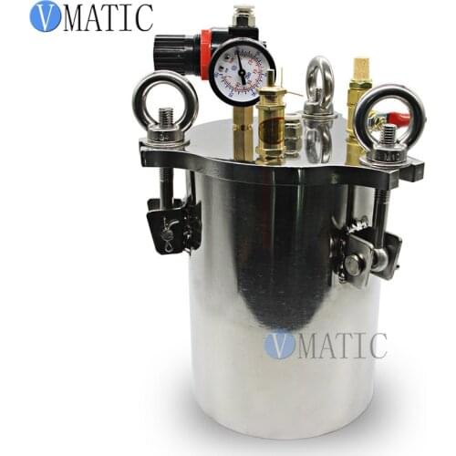 Free Shipping Stainless Steel 1 L Glue Dispensing Pneumatic Pressure Tank