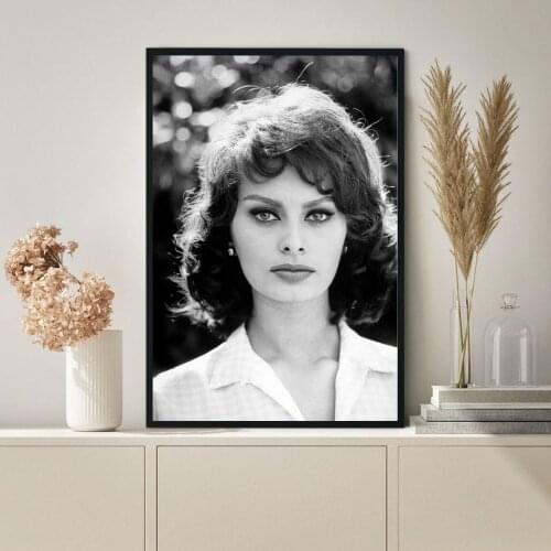 Sophia Loren Poster Music Star Singer Hip Hop Rap Canvas Print Wall Painting Home Decoration