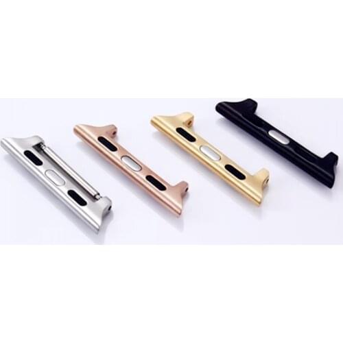 Adapter Connector For Apple Watch band 42mm/38mm iwatch series 3/2/1 clasp Seamless Aluminum wristband Strap Linker