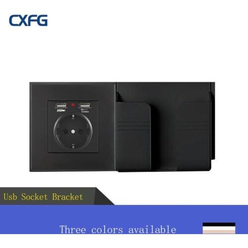CXFG Eu Standard Socket Dual USB Port pop Socket Wall Charger Adapter Charging 2A Wall Charger Power Socket CE Electric Socket
