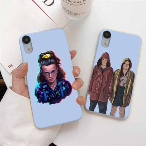 TV Stranger Things Friends Do Not Lie Phone Case For Iphone 6 6s 7 8 Plus XR X XS 11 12 Pro Mini Max Candy Blue Silicone Cover