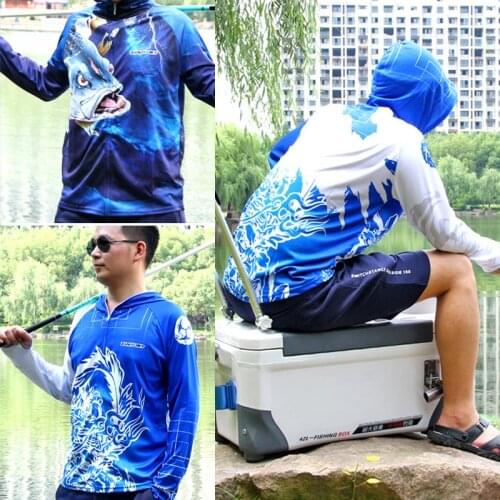 Sun Protection Fishing Clothing Quick Drying Breathable Long Sleeve Clothes for Summer Outdoor Camping Hiking XR-Hot