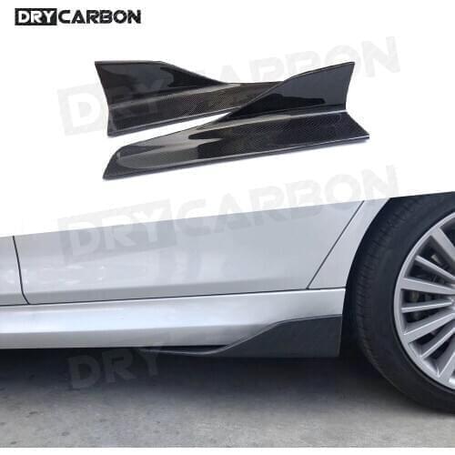 Universal Car Carbon Fiber Side Skirts Apron Splitters Flaps Winglets for BMW E87 E90 E92 E93 F80 F82 F83 M4 F10 M5 G30 All Cars